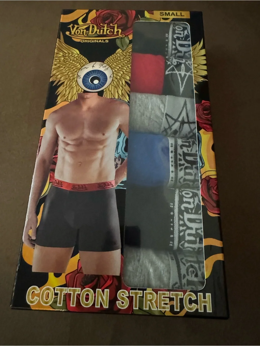 Von Dutch Boxer Briefs Mens Small 6 Pack